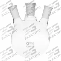 UNITED SCIENTIFIC SUPPLIES INC Glass Flasks: 1,000 mL, Colorless, Round, Includes Closure (MPN UN3NKFK1000). Key specifications — Shape: Round; Body Color: Colorless; Brand: UNITED SCIENTIFIC SUPPLIES INC; Compatible with Stopper Size: 24/40; USP Specification: Type I.