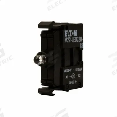 EATON Lamp Module: 22 mm Size, Blue, LED, 264 V AC Rating - Lamp Modules