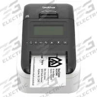 BROTHER Desktop Printer: 2.3 in Max. Print Wd, 1.84 in/sec, Cutter Dispensing, Brother QL (MPN QL-820NWB). Key specifications — Printer Series: Brother QL; Dispensing Style: Cutter; Print Speed: 1.84 in/sec; Wire Communication: Wireless (wifi); Brand: BROTHER.