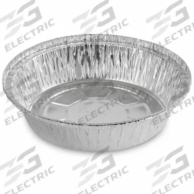 APPROVED VENDOR Disposable Carry-Out Food Container: Aluminum, 24 oz Capacity, Round - Round Foil Containers