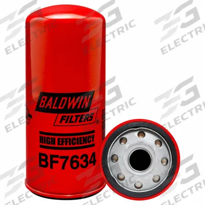 BALDWIN FILTERS Fuel Filter: Spin-On, 3 in Outside Dia, 7/8"-14 Thread Size, Cellulose - Spin-On Fuel Filters