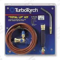 TURBOTORCH Torch Kit: Swirl Flame, External Lighter, Fixed Tip (MPN 0386-0006). Key specifications — Brand: TURBOTORCH; Manufacturer Part Number: 0386-0006; Compatible Fuel Type: MAP-Pro; Flame Adjustment: Adjustable Flame; Tip Type: Fixed Tip.