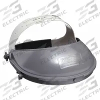 FIBRE-METAL BY PIP Face Shield Crown: Plastic, Gray, Ratchet Suspension Adjustment Type (MPN F400). Key specifications — Material: Plastic; Color: Gray; Suspension Adjustment Type: Ratchet; Brand: FIBRE-METAL BY PIP.