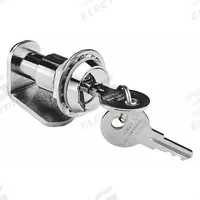 HOFFMAN Lock Kit: Lock Clamp Cover Junction Boxes, Steel (MPN ACLJIC). Key specifications — Finish: Chrome Plated; Brand: HOFFMAN; Accessory Type: Lock Kit; Application: Lock Clamp Cover Junction Boxes; Features: One Hole Must Be Drilled or Punched in the Cover to Receive the Cylinder Lock; Material: Steel.