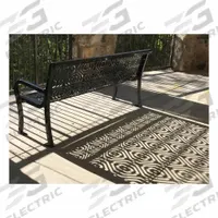 ULTRAPLAY Outdoor Bench: Lexington, 96 in Overall Lg, 35 1/2 in Overall Ht, Black, Black, Surface (MPN 954-FB8). Key specifications — Manufacturer Part Number: 954-FB8; Brand: ULTRAPLAY; Frame Color: Black; Product Type: Outdoor Bench; Seat Color: Black; Series: Lexington.