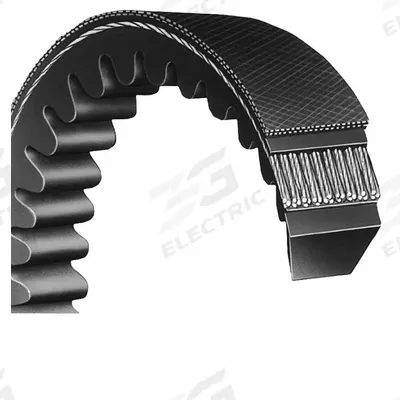 BANDO Metric V-Belt: XPB, XPB1950, 1,950 mm Outside Lg, 16 mm Top Wd, 13.5 mm Thick - XPB Section Metric V-Belts