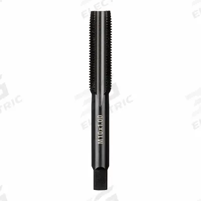 MILWAUKEE Straight Flute Tap: M10x1 Metric, 2B, 4 Flute, Plug Chamfer - General Purpose Hand Taps