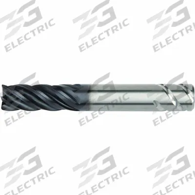 WIDIA HANITA: Carbide, AlTiN Coated, 5 Flute, 1/2" Mill Dia, 1-1/4" LOC - Fast-Cutting Carbide Square End Mills for Stainless Steel & Super Alloys