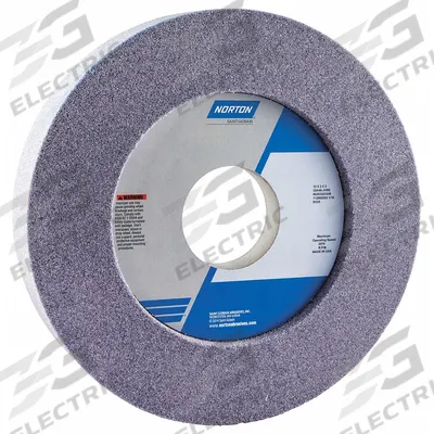 NORTON Recessed Grinding Wheel: Type 7, 12" x 2" x 3" - Grinding Wheels for Moderate-to-Heavy Grinding of Tool Steels