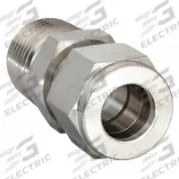 PARKER Compression Fitting Adapter: 3/16 in OD x 1/8 in Pipe Fitting Size, Compression x MNPT (MPN 3MSC2N-316). Key specifications — Compatible Fitting Brands: Parker A-LOK; Brand: PARKER.
