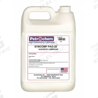 PETROCHEM Compressor Oil: 1 gal, Jug, 10 SAE Grade, 32 ISO Viscosity Grade - Air Compressor Oils
