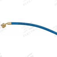JB INDUSTRIES Low Side Hose: 5 ft Lg, 45° Angle, Blue, Rubber/Kevlar®, Single Hose (MPN CLS-60B). Key specifications — Brand: JB INDUSTRIES; Includes Valve: Yes.