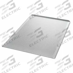 CHICAGO METALLIC Sheet Pan: Sheet Pan Pan, Full Sheet Pan Size, Aluminum, Glazed, Perforated, Silver (MPN 44850). Key specifications — Bead Closure: Closed Bead; Coating: Glazed; Pan Style: Sheet Pan; Perforation: Perforated; Brand: CHICAGO METALLIC; Color: Silver; Material: Aluminum; NSF Certified: No.