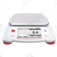 OHAUS Compact Bench Scale: 620 g Capacity, 0.1 g Readability, Carat/Custom/g/lb/lb/oz/pwt, ABS (MPN STX621). Key specifications — Brand: OHAUS; Display Type: VGA Touchscreen.