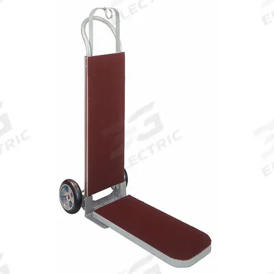 MAGLINER General Purpose Hand Truck: 500 lb, Single-Loop, Silver, Aluminum - Extended Folding Nose Hand Trucks