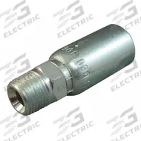 KURT Hydraulic Crimp Fitting: Carbon Steel, Straight, -16 For Hose Dash Size, Male x Male (MPN MP-16-16). Key specifications — Fitting Gender: Male x Male; Fitting Connection Type: NPT x Hose End; Thread Size: 1"-11-1/2; For Hose Dash Size: -16; Brand: KURT.