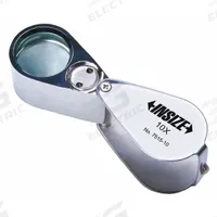 INSIZE Illuminated Magnifier: 10X, 21 mm Lens Dia (MPN 7515-10). Key specifications — attr1201460: 7515-10; attr1183286: 21 mm; attr1183296: INSIZE; attr1183291: Illuminated Magnifier.