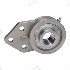 IPTCI BEARINGS Flange Mount Bearings: Radial Ball, 1 7/16 in Bore, SS, Set Screws, 3 3/4 in Lg (MPN SUCSFB207-23). Key specifications — Brand: IPTCI BEARINGS; Lubricant Material: Mobil FM222; Mounting Bolt Size: 7/16 in; System of Measurement: Inch.