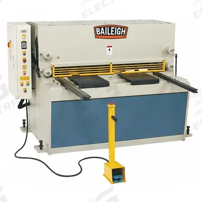 BAILEIGH INDUSTRIAL Machining Shear: Hydraulic, Foot Pedal, 52 in Max. Cut Wd - Hydraulic Machining Shears