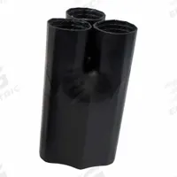 ELECTRIDUCT Heat Shrink Breakout Boots: 10 Pk, 4.92 in I.D. Before Shrinking, 10.6 in Lg, Black (MPN HSB-3-5.0-10PK). Key specifications — Brand: ELECTRIDUCT; Color: Black; _Pack Size: 10.