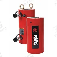 BVA HYDRAULICS Hydraulic Ram: Double Acting, 100 ton Nominal Capacity, 8 in Nominal Stroke Lg, Steel (MPN HDG10008). Key specifications — attr98927: BVA HYDRAULICS.