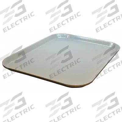 CARLISLE DINEX Tray: 20 in Overall Lg, 15 in Overall Wd, Gray, 1 Compartments - Meal Trays for Healthcare Facilities