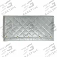 SOUND CURTAINS Acoustic Barrier: 0.75 NRC, 4 ft Overall Wd, 8 ft Overall Lg, 1 in Thick, G BSC 25 8. Key specifications — Panel Shape: Straight; Brand: SOUND CURTAINS; Includes: Hook and Loop.