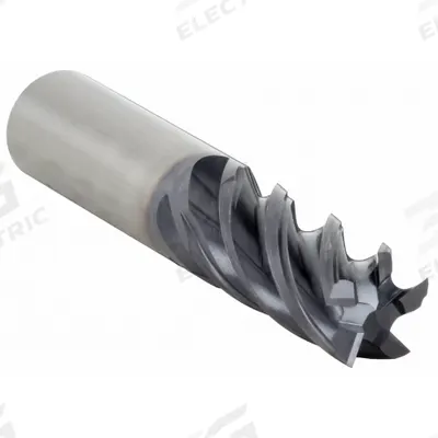 WIDIA HANITA Square End Mill: Carbide, AlTiN Coated, 5 Flute, 1/2" Mill Dia, 1-1/4" LOC - Fast-Cutting Carbide Square End Mills for Steel & Cast Iron