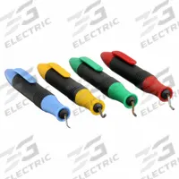 SHAVIV Deburring Tool Set: B10/B11/B20/B30 Blade, Glo-Burr Handle, Blue/Green/Red/Yellow (MPN 154-90042). Key specifications — Brand: SHAVIV; Blade Trade Number: B11; Features: Pocket Clip; Color (merch): Blue.