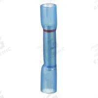 VELVAC Butt Splice Connector: Blue, Heat Shrink, For Wire Size 22 AWG – 14 AWG, 600 V, Pack Qty 10 (MPN 35330). Key specifications — Brand: VELVAC.