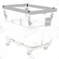 ROYAL BASKET TRUCKS Basket Truck Spring Lift Kit: G24-WWX-SLN, 50 in x 30 in x 5/8 in, White, 150 lb. Key specifications — Color: White; Material: Steel Wire Platform with Vinyl Cover; Brand: ROYAL BASKET TRUCKS; Includes: Springs; Manufacturer Part Number: G24-WWX-SLN; For Use With: 2ENC3.