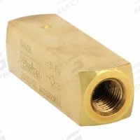 PARKER Hydraulic Check Valve: 2,000 psi, 5 gpm, 1/4 in, NPT (MPN C400B). Key specifications — Body Material: Brass; Outlet Connection Type: NPT; Brand: PARKER; Inlet Connection Type: NPT.