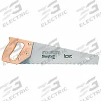 STANLEY Crosscut Tool Box Saw: 15 in Blade Lg, Steel, 18 in Overall Lg, 8, Wood (MPN 15-334). Key specifications — attr307094: Steel; attr307097: Wood; attr307096: 8; attr324786: STANLEY.