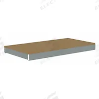 TENNSCO Shelf: 48 in x 24 in, 2,500 lb Load Capacity, Particleboard, Gray, Shelf (MPN ZLCS-4824D). Key specifications — Decking Material: Particleboard; Includes: (2) Angle Beams; Decking Finish: Unfinished; Shelf Configuration: Single Straight; Color: Gray; Frame Material: Steel; Brand: TENNSCO; Frame Finish: Zinc Plated.