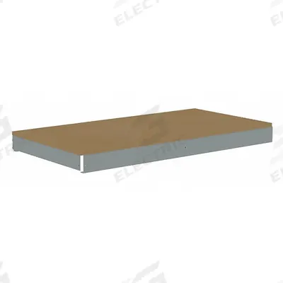 TENNSCO Shelf: 48 in x 24 in, 2,500 lb Load Capacity, Particleboard, Gray - Particleboard Decking Shelf Kits for Boltless Shelving