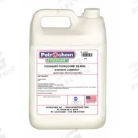 PETROCHEM Compressor Oil: 1 gal, Jug, 15 SAE Grade, 46 ISO Viscosity Grade, 130 Viscosity Index (MPN PETRO-COMP FG-40XL-001). Key specifications — attr59744: 130; attr59746: 46; attr59736: Yes; attr59735: Jug; attr59738: Petro-Comp FG-40Xl; attr59749: 15.