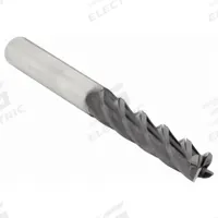 CLEVELAND Square End Mill: Carbide, TiAlN Coated, 4 Flute, 7/8" Mill Dia, 3" LOC, 6" OAL (MPN C81922)