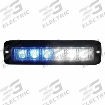 CODE 3 Warning Light: Emergency Vehicle Area Light, Blue/White, 9 W Watt - Emergency Vehicle Area Lighting