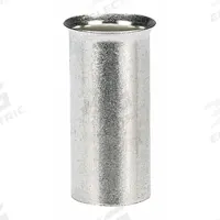 PANDUIT Wire Ferrule: 1 AWG Max Wire Size, Holds 1 Wire, Bare, 0.43 in Ferrule Dia (MPN F87-25-C). Key specifications — Brand: PANDUIT.