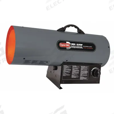 DYNA-GLO Portable Gas Torpedo Heater: 150,000 BtuH Heating Capacity Output - Direct-Fired Portable Gas Torpedo Heaters