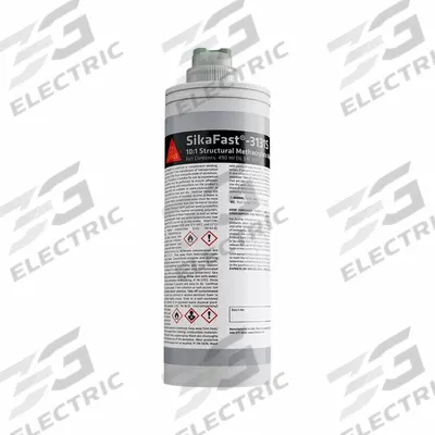 SIKA Epoxy Adhesive: Sikafast 3131s, 490 mL, Dual-Cartridge, Tan - Acrylic Dual Cartridges for Two-Part Applicators