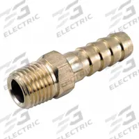 APPROVED VENDOR Barbed Hose Fitting: For 5/8 in Hose I.D., Hose Barb x NPT, Male x Male, Hex, Rigid (MPN 707001-1008). Key specifications — Fitting Connection Type: Hose Barb x NPT; Fitting Gender: Male x Male; Nipple Grip Type: Hex; Brand: APPROVED VENDOR.