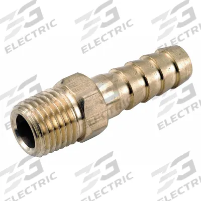 APPROVED VENDOR Barbed Hose Fitting: For 5/8 in Hose I.D., Hose Barb x NPT, Male x Male - Low-Lead Brass Multipurpose (Air, Water, Chemical) Rigid Barbed Hose Fittings