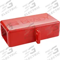 BRADY Battery Cable Lockout: ABS Plastic, For 1 1/2 in Max Plug Dia, For 4 5/32 in Max Cord Dia (MPN 150821). Key specifications — Brand: BRADY.
