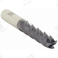 WIDIA HANITA Square End Mill: Carbide, TiAlN Coated, 4 Flute, 3/4" Mill Dia, 3" LOC, 6" OAL (MPN TF4V6519007S)