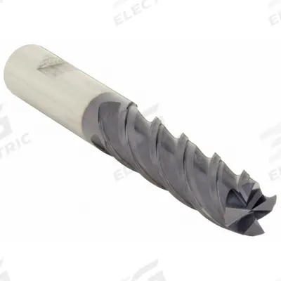 WIDIA HANITA Square End Mill: Carbide, TiAlN Coated, 4 Flute, 3/4" Mill Dia, 3" LOC - Fast-Cutting Carbide Square End Mills for Steel & Cast Iron
