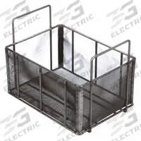 MARLIN STEEL WIRE PRODUCTS Parts Washer Basket: Rectangular, Steel, Silver, 13 in Basket Lg (MPN 00-00368246-81). Key specifications — Handle Included: Handle Included; Mesh Opening Size: #30; Stackable: Stackable; Lid Included: Lid Not Included; Brand: MARLIN STEEL WIRE PRODUCTS.