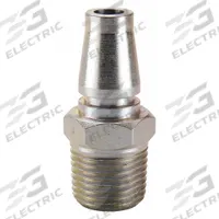 PARKER Quick Connect Hose Coupling: 1/2 in Body Size, Plug, Push-to-Connect, Steel, MNPT (MPN TL-504-6MP). Key specifications — attr303824: PARKER; attr297399: Steel; attr297398: Push-to-Connect.