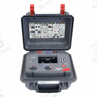 MEGGER Insulation Resistance Tester: 100 kiloohm to 10 gigohm, CAT IV 1000V, IP40/IP65 - Megohmmeters for Harsh Environments