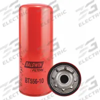 BALDWIN FILTERS Hydraulic Filter: Hydraulic Fluid, 1 1/8"-16 Thread Size, Spin-On, Cellulose (MPN BT55610). Key specifications — Media Material: Cellulose; Brand: BALDWIN FILTERS; Compatible Fluid Type: Hydraulic Fluid; Compatible Vehicle Make: John Deere; Includes: Integral Gasket; Thread Size: 1-1/8"-16.